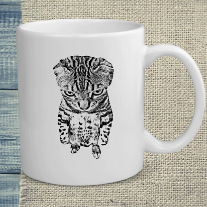 Tasse 325ml - Bengal Black and White - Katze