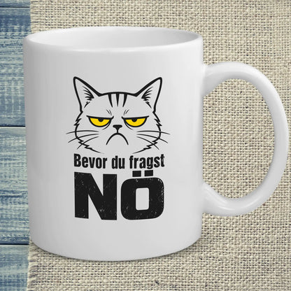 Tasse 325ml - Bevor du fragst, NÖ - Katze