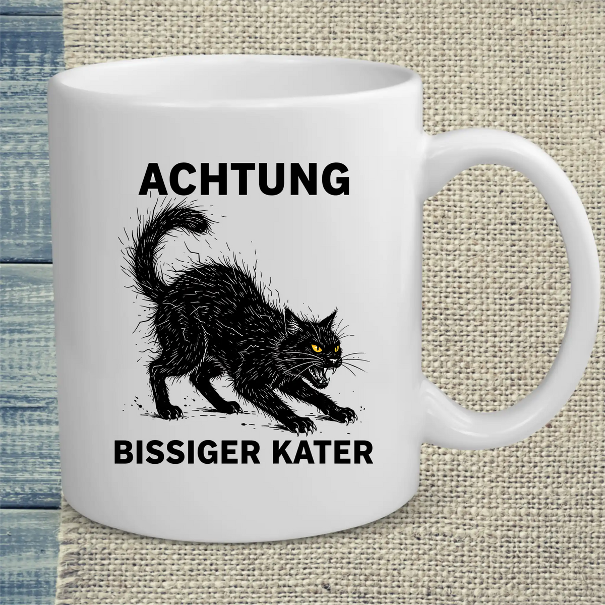 Tasse 325ml - Bissiger Kater - Katze