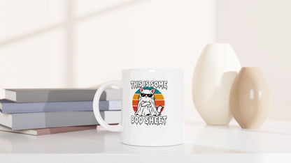 Tasse 325ml - Boo Sheet - Katze, Halloween