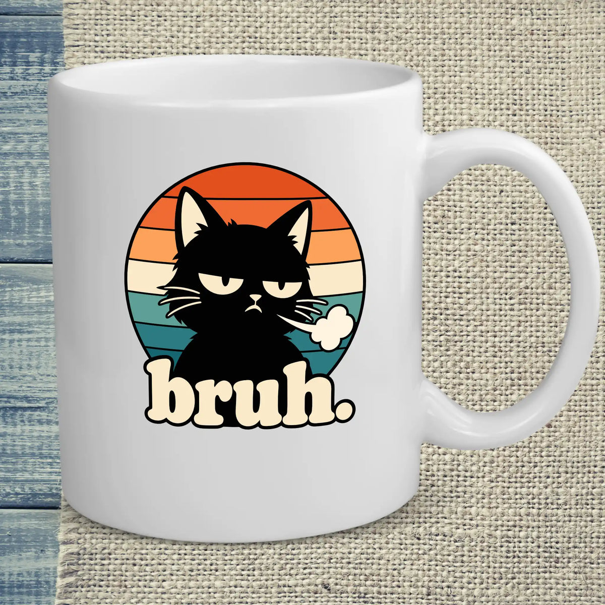 Tasse 325ml - bruh. - Katze