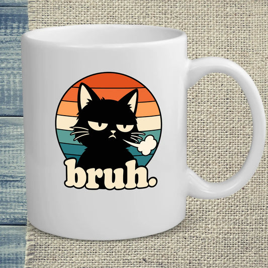 Tasse 325ml - bruh. - Katze