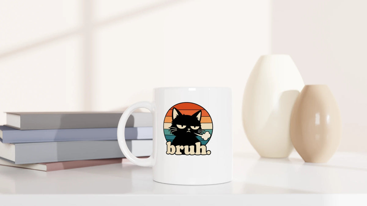 Tasse 325ml - bruh. - Katze
