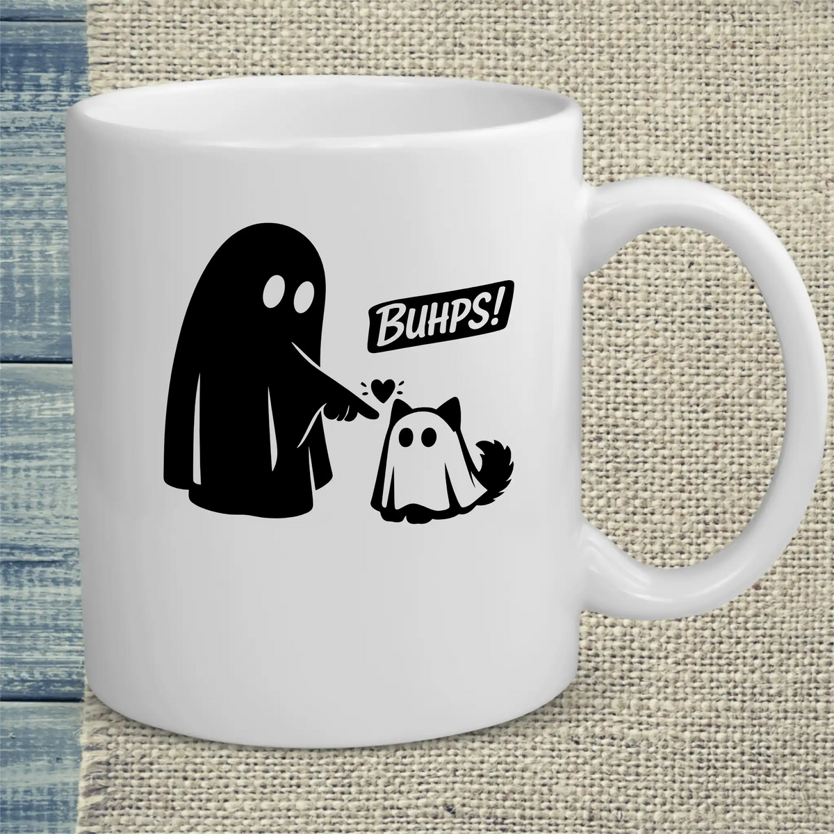 Tasse 325ml - Buhps - Katze, Halloween