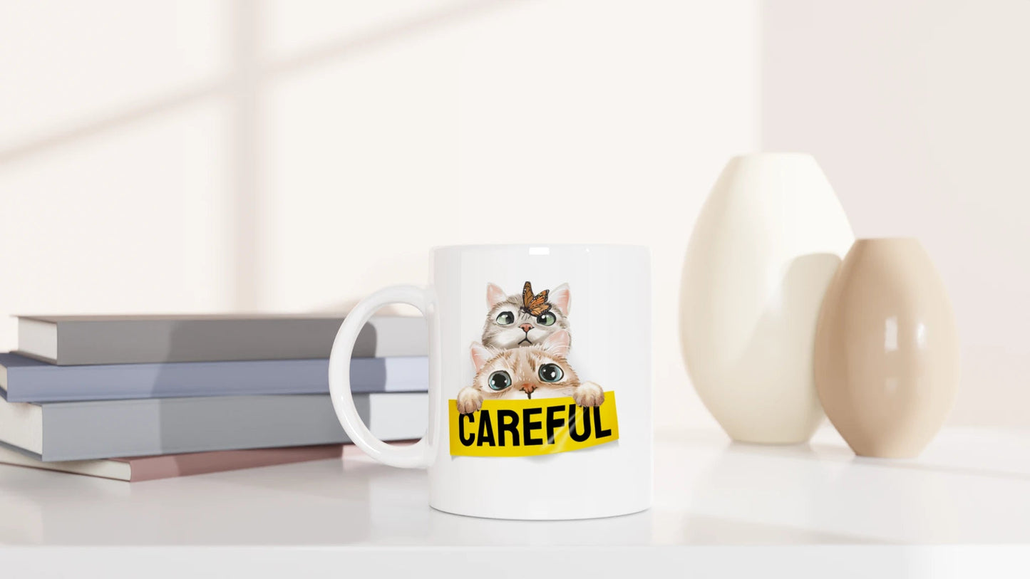Tasse 325ml - Careful - Katze