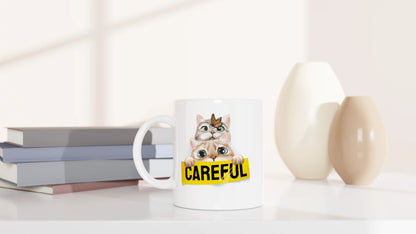 Tasse 325ml - Careful - Katze