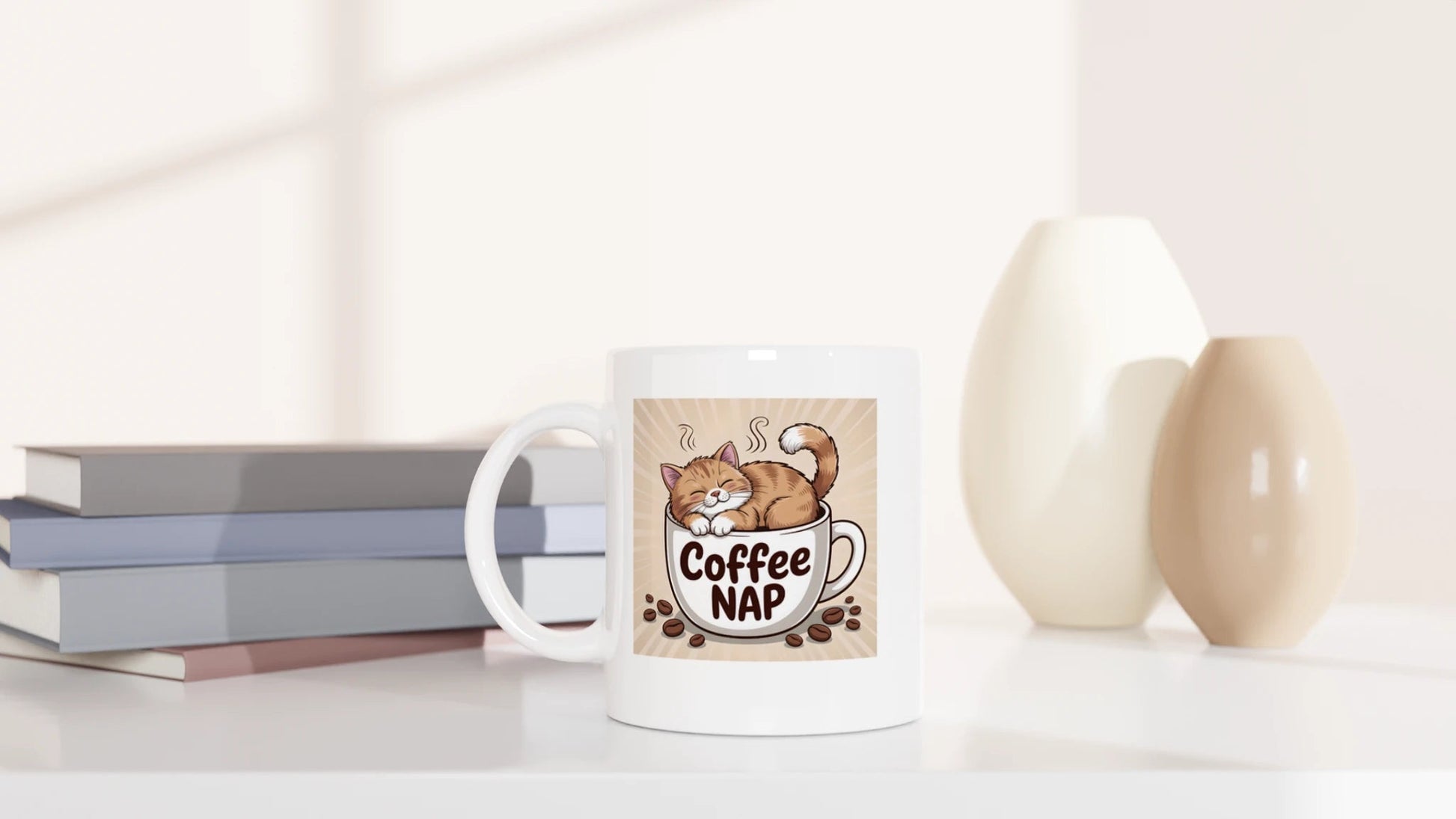 Tasse 325ml - Cat - Coffee NAP - Katze & Kaffee