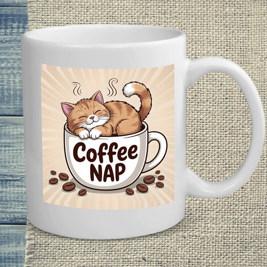 Tasse 325ml - Cat - Coffee NAP - Katze & Kaffee