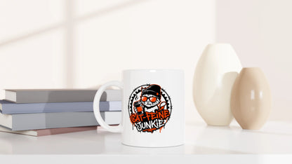 Tasse 325ml - Cat-feine Junkie - Katze & Kaffee