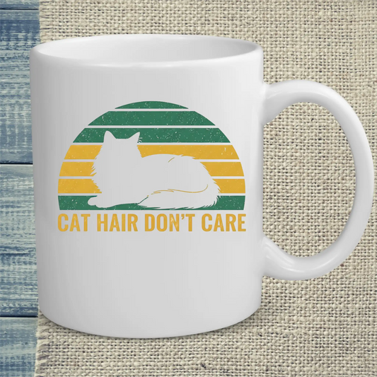 Tasse 325ml - Cat Hair Don't Care - Katze
