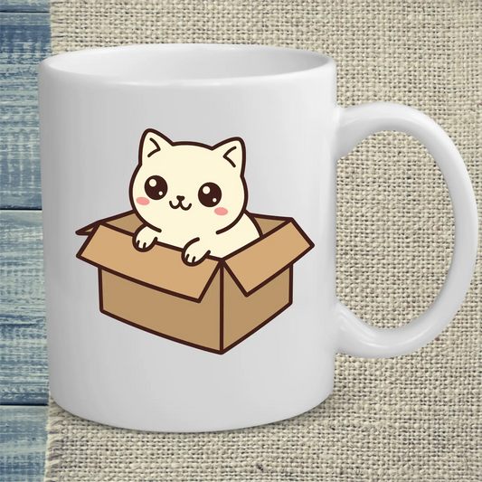 Tasse 325ml - Cat in the box - Katze