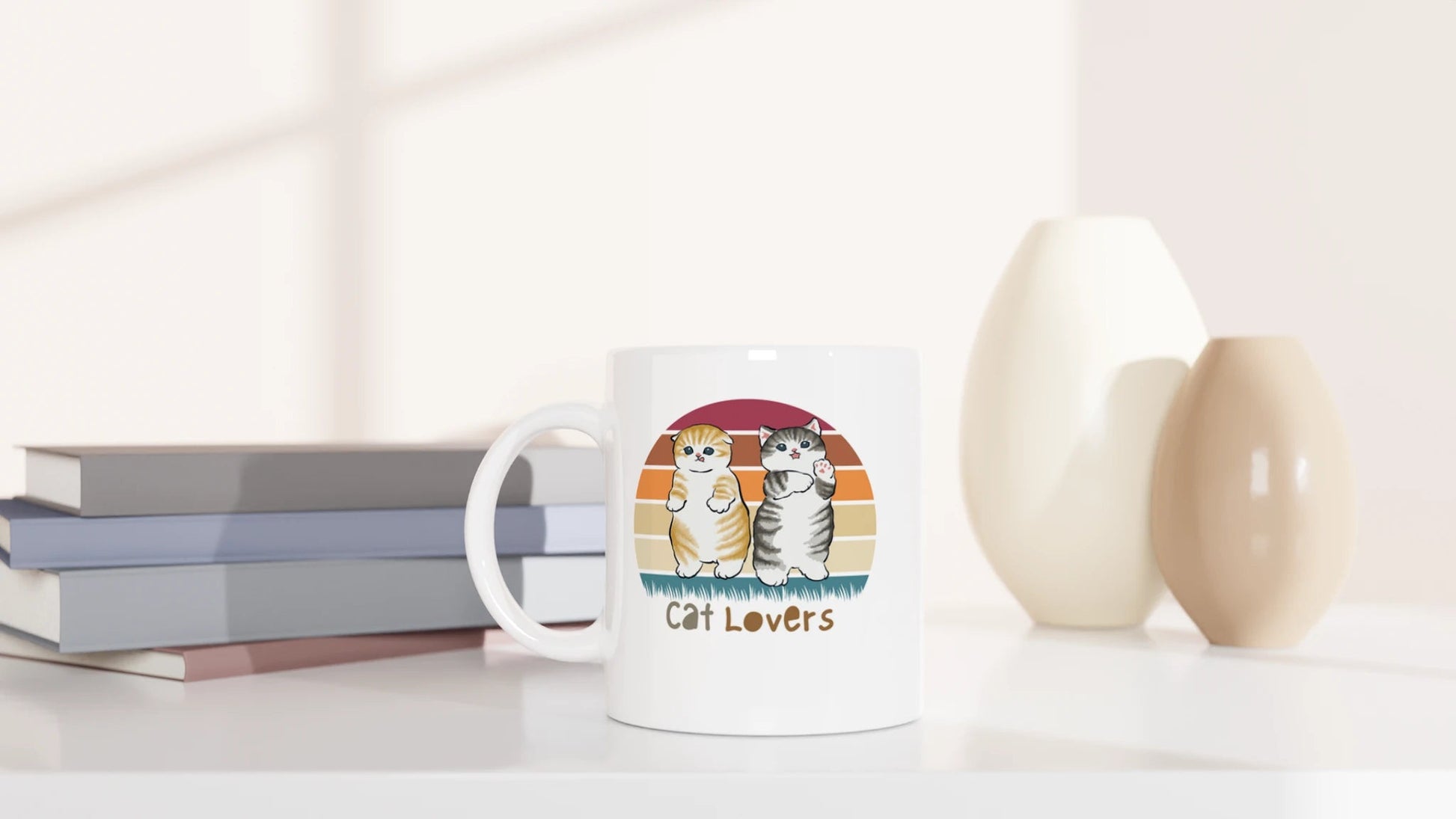 Tasse 325ml - Cat lovers - Katze