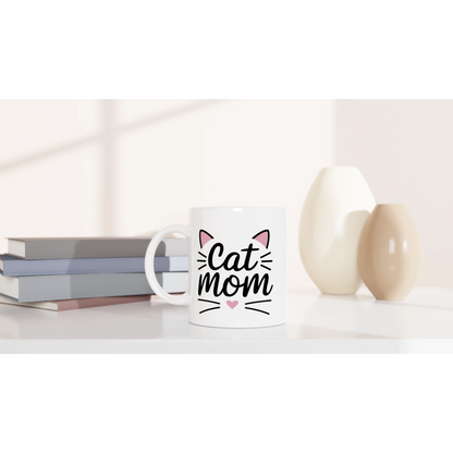 Tasse 325ml - Cat Mom Pink - Kaffee, Cat Lady