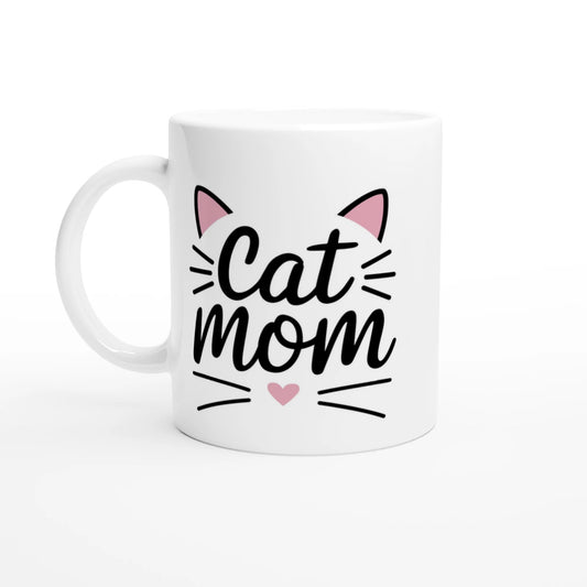 Tasse 325ml - Cat Mom Pink - Kaffee, Cat Lady