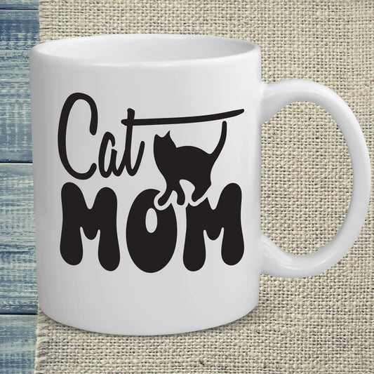 Tasse 325ml - Cat Mom - Katze