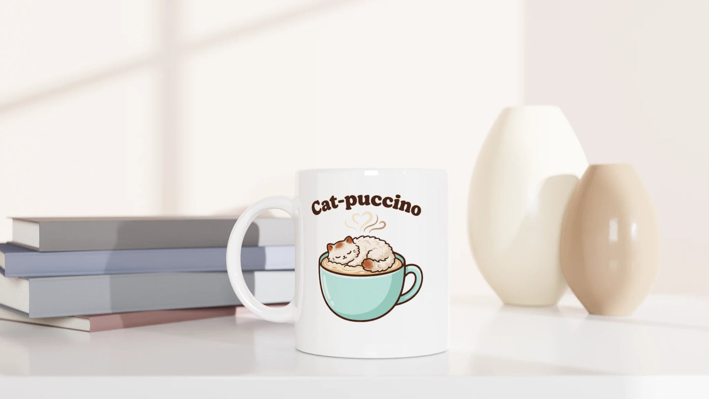 Tasse 325ml - Cat-puccino - Katze & Kaffee