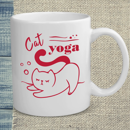 Tasse 325ml - Cat Yoga - Katze