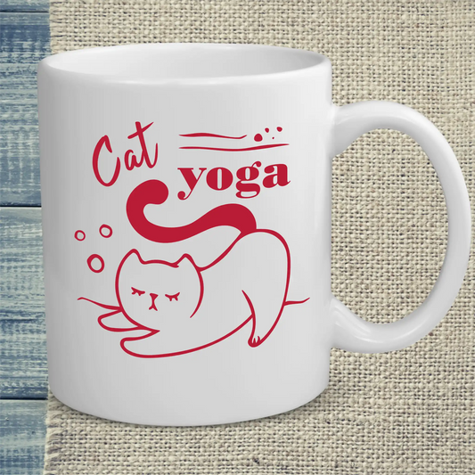 Tasse 325ml - Cat Yoga - Katze