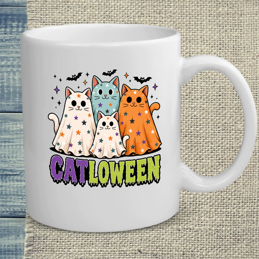 Tasse 325ml - CatLoWeen - Katze, Halloween
