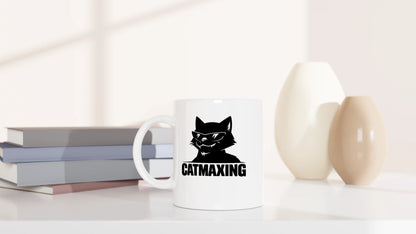 Tasse 325ml - CatMaxing - Katze, Cat Guy