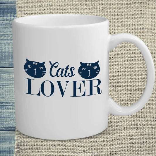 Tasse 325ml - Cats Lover - Katze