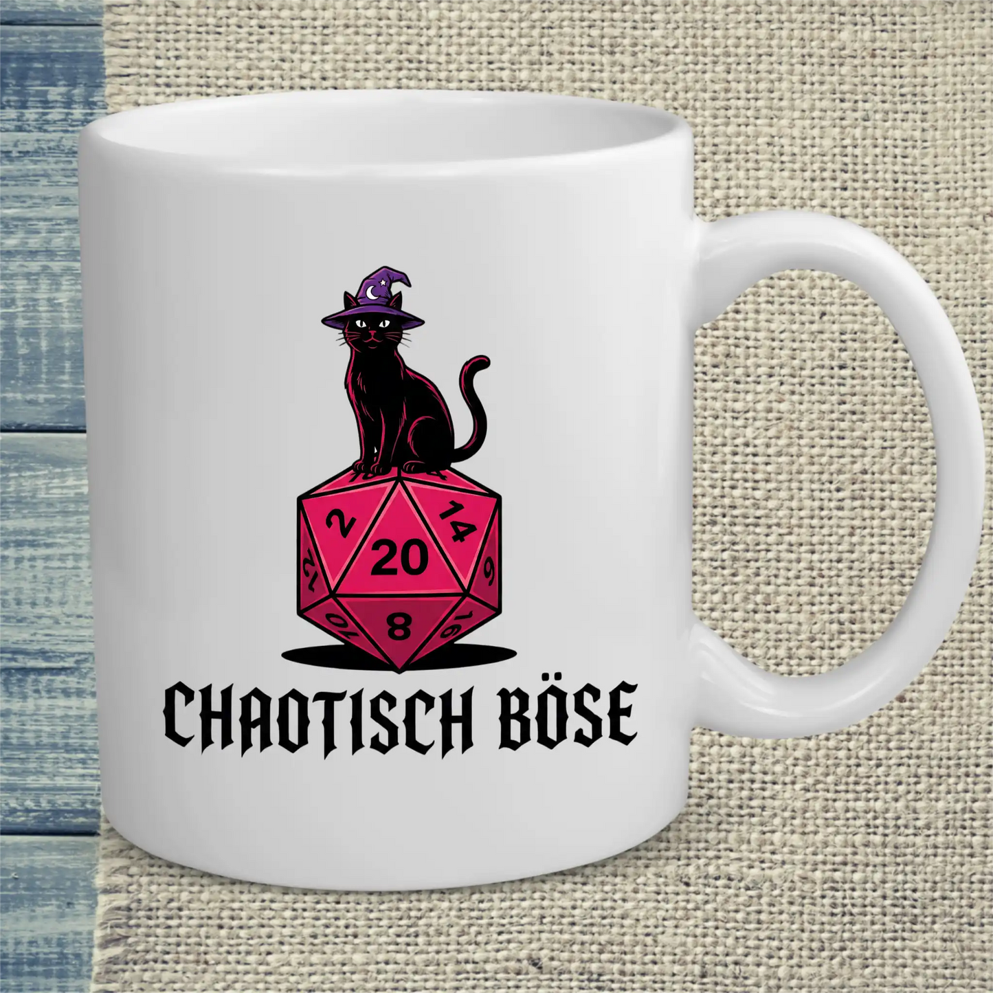 Tasse 325ml - Chaotisch Böse - Katze