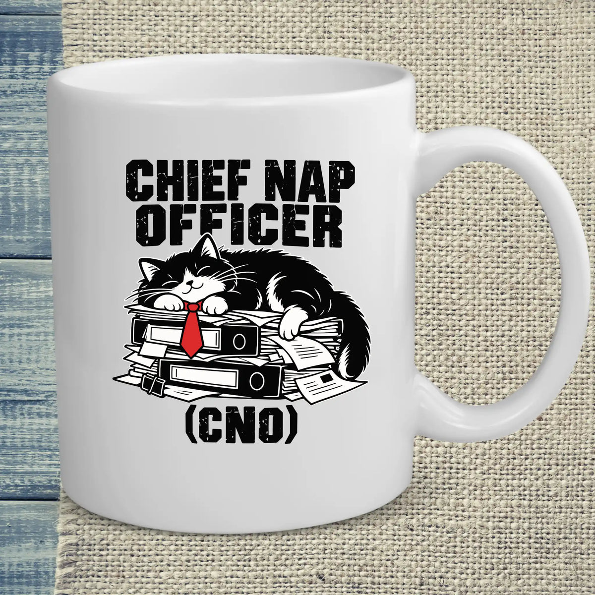 Tasse 325ml - Chief Nap Officer - Katze