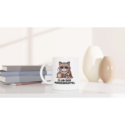 Tasse 325ml - Club der Morgenmuffel - Katze & Kaffee