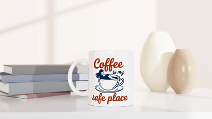 Tasse 325ml - Coffee is my safe place - Kaffee