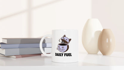 Tasse 325ml - DAILY FUEL - Katze & Kaffee