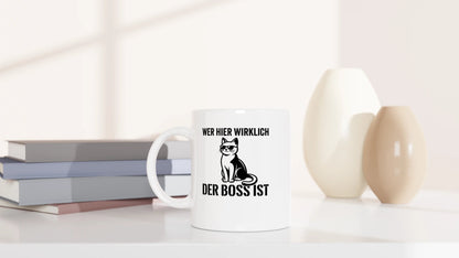 Tasse 325ml - Der Boss - Katze