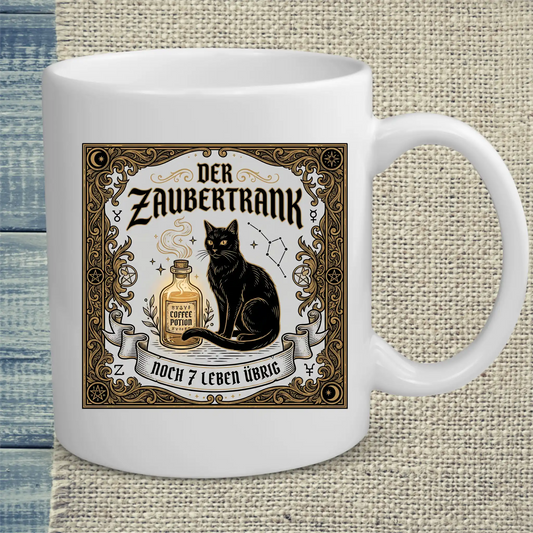 Tasse 325ml - Der Zaubertrank - Katze & Kaffee