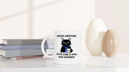 Tasse 325ml - Dieses Meeting - Katze & Kaffee