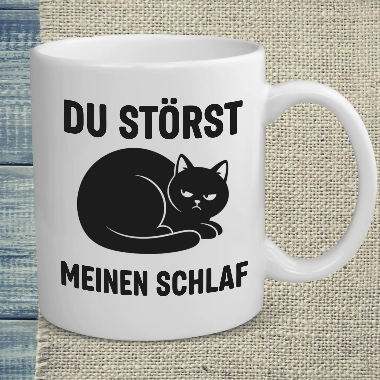 Tasse 325ml - Du störst meinen Schlaf - Katze