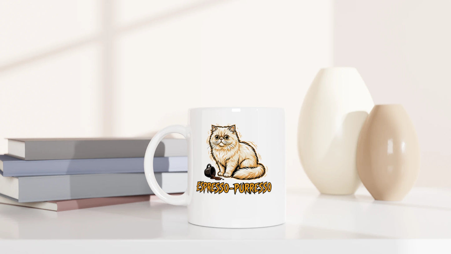 Tasse 325ml - Espresso-Purresso - Katze & Kaffee