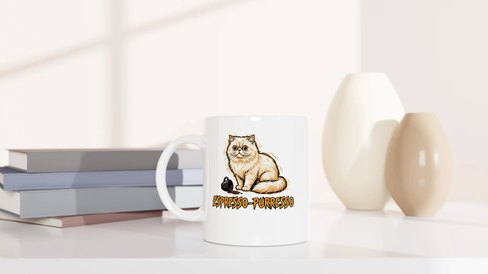 Tasse 325ml - Espresso-Purresso - Katze & Kaffee