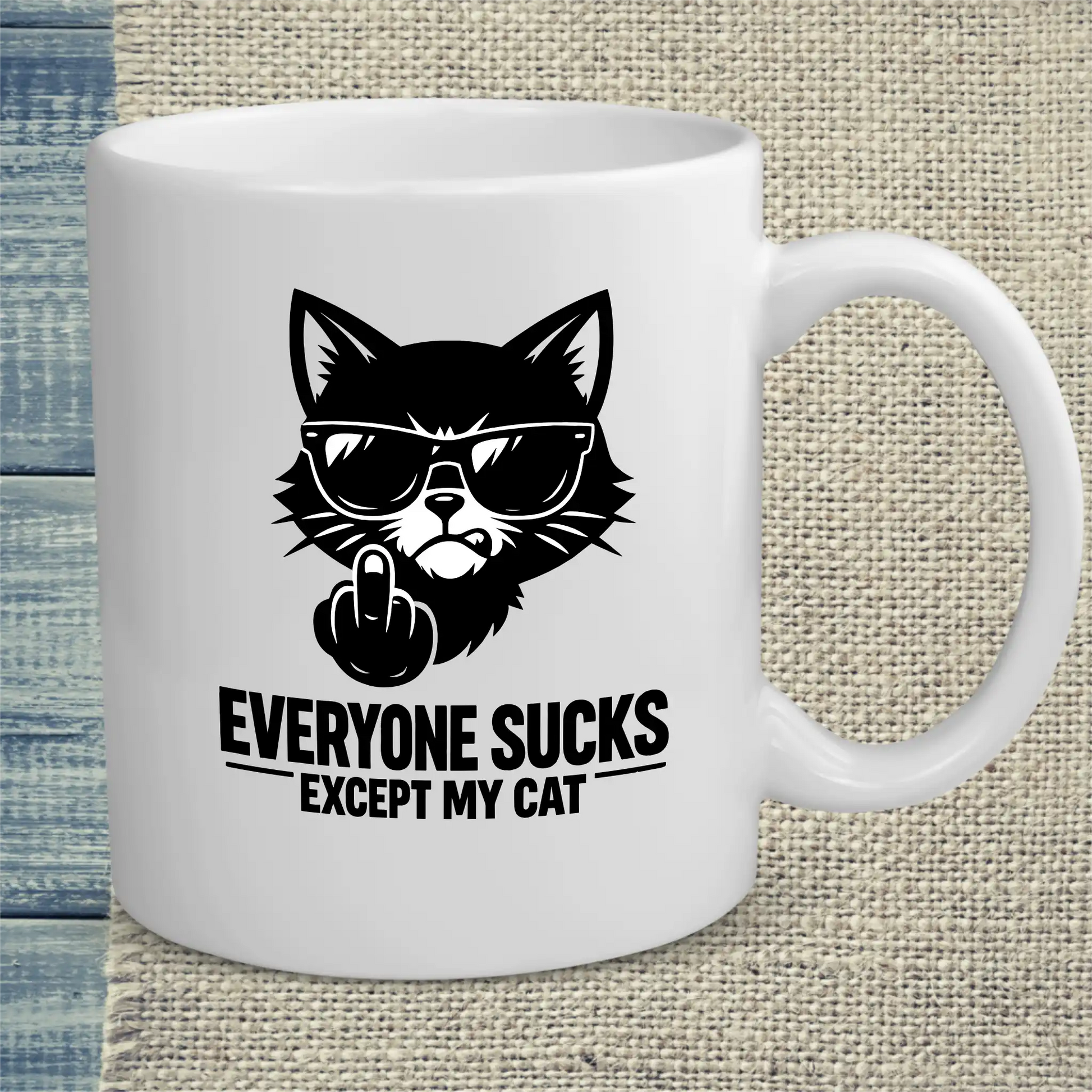 Tasse 325ml - EXCEPT MY CAT - Katze