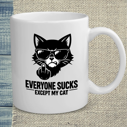 Tasse 325ml - EXCEPT MY CAT - Katze