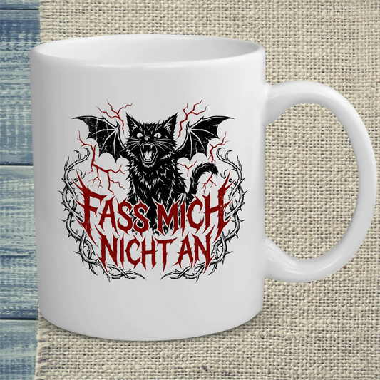 Tasse 325ml - Fass mich nicht an - Katze