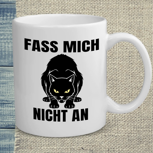 Tasse 325ml - Fass mich nicht an - Katze