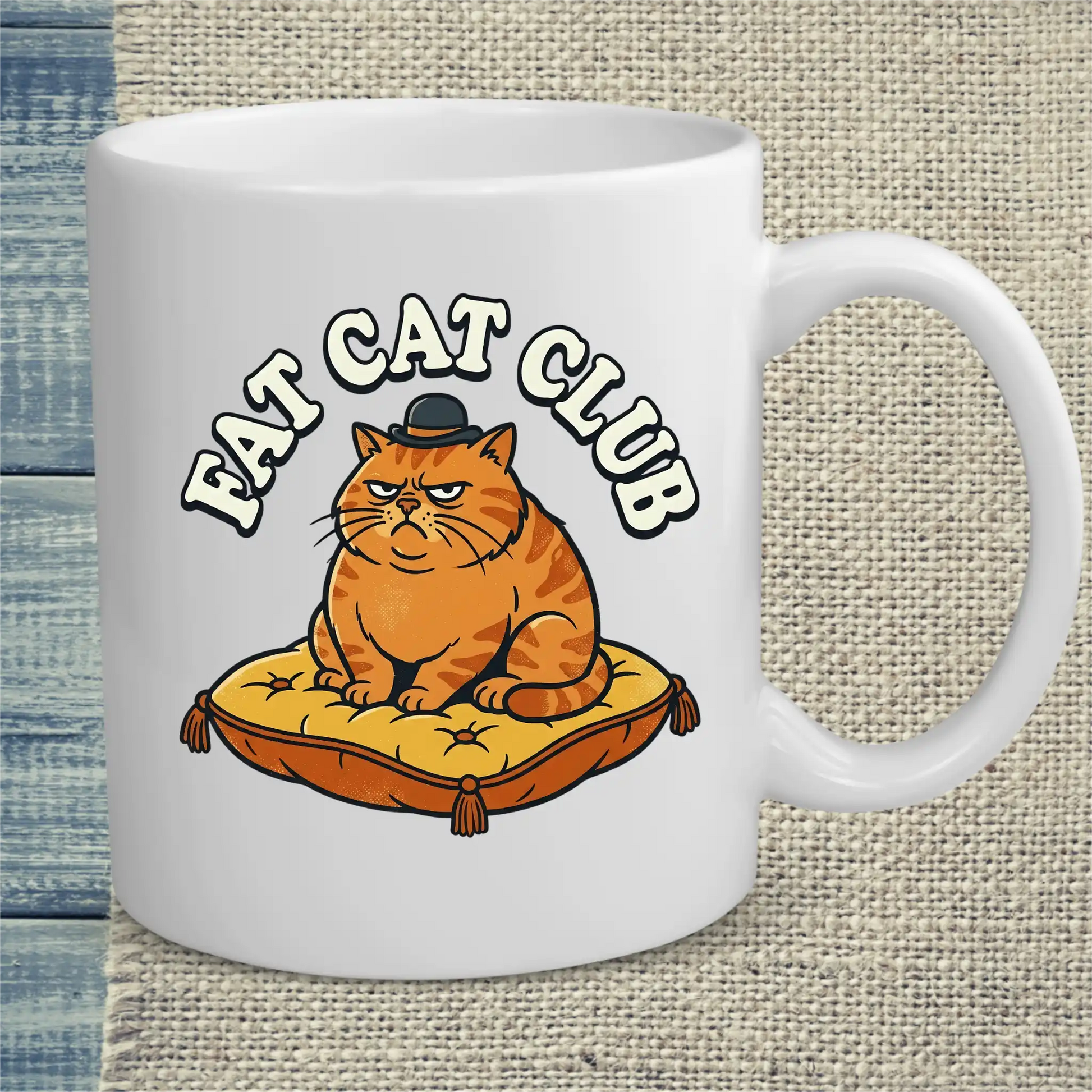Tasse 325ml - Fat Cat Club - Katze