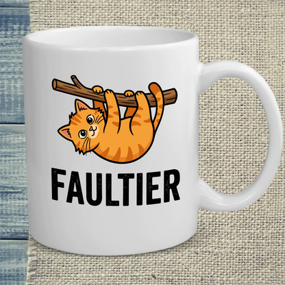 Tasse 325ml - Faultier - Katze & Kaffee