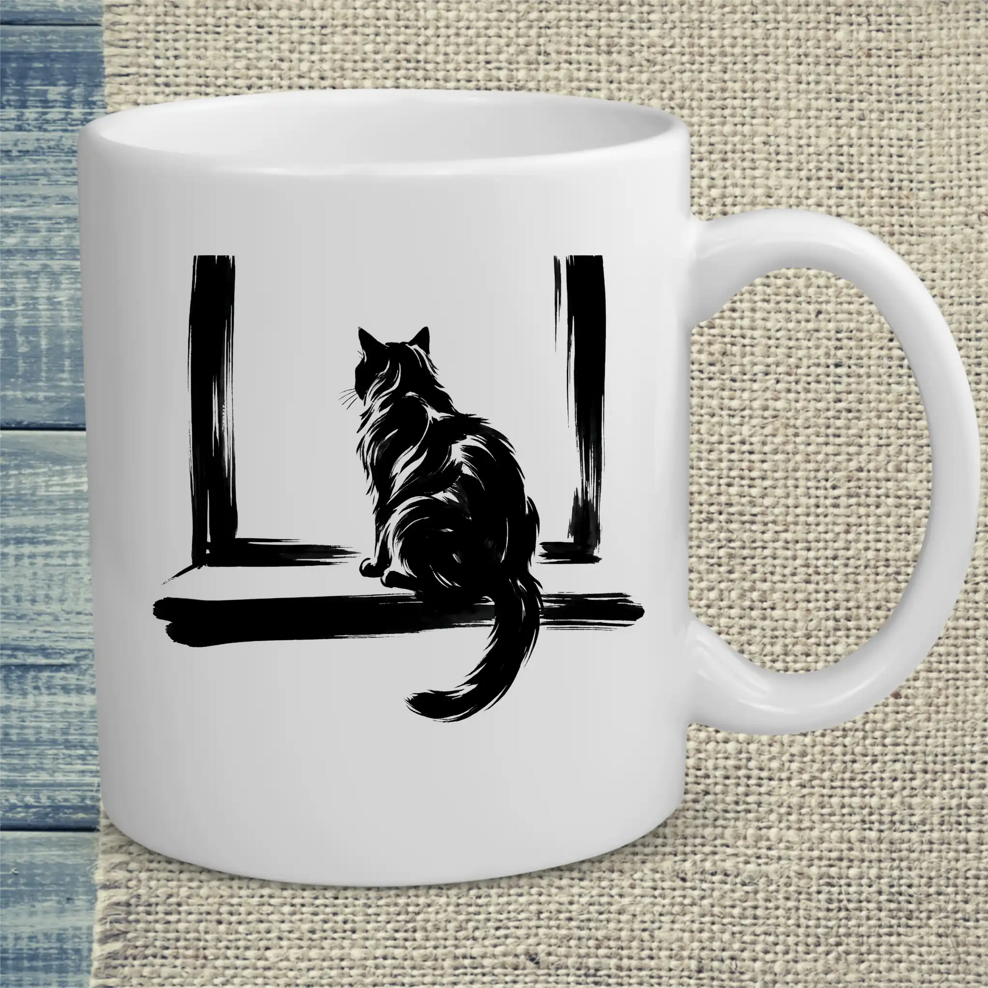 Tasse 325ml - Fernweh - Katze