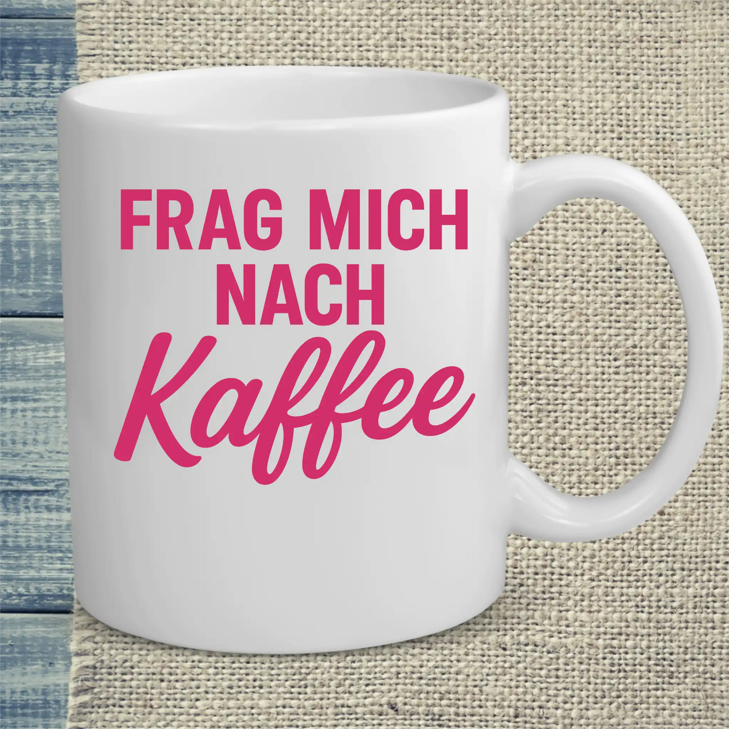 Tasse 325ml - Frag mich nach Kaffee - Kaffee