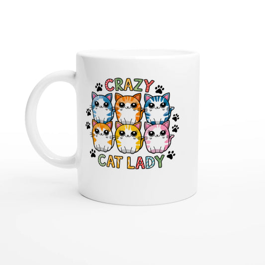 Tasse 325ml - Für die Crazy Cat Lady - Kaffee, Cat Lady