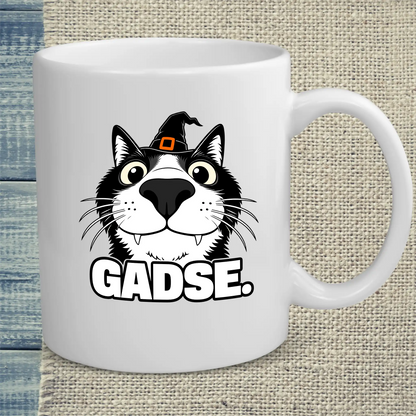 Tasse 325ml - Gadse Halloween - Katze, Halloween
