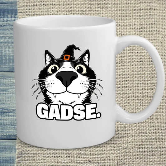 Tasse 325ml - Gadse Halloween - Katze, Halloween