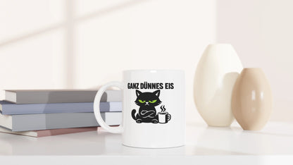 Tasse 325ml - Ganz dünnes Eis - Katze & Kaffee