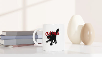 Tasse 325ml - Geh weg - Katze