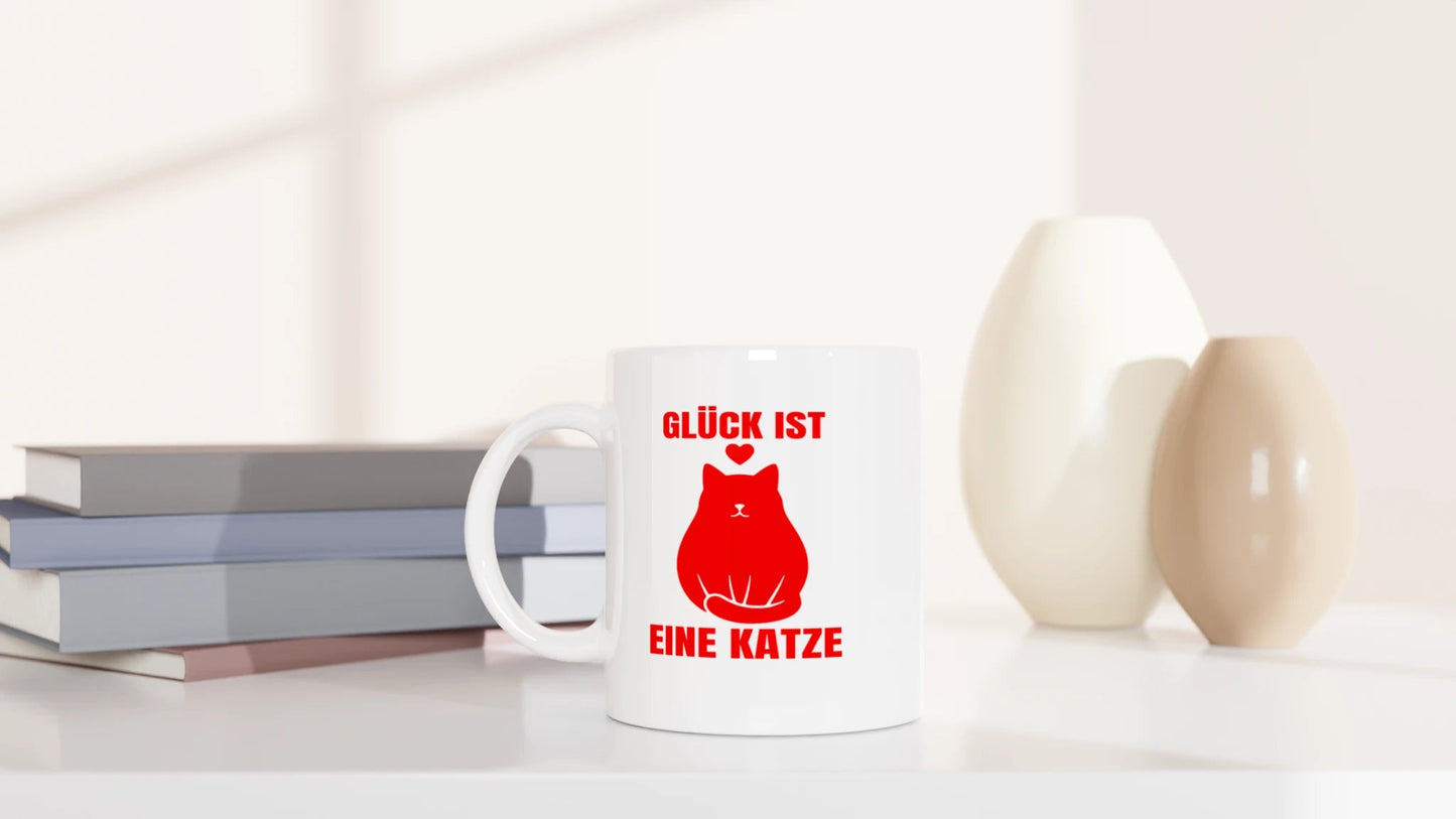 Tasse 325ml - Glück ist - Katze